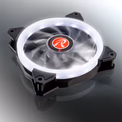 RAIJINTEK IRIS 12 RBW ADD-3 Boitier PC Ventilateur 12 cm Noir, Blanc 3 pièce(s)