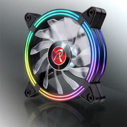 RAIJINTEK SKLERA 12 RBW ADD-1 Boitier PC Ventilateur 12 cm Noir, Blanc 1 pièce(s)