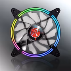 RAIJINTEK SKLERA 12 RBW ADD-1 Boitier PC Ventilateur 12 cm Noir, Blanc 1 pièce(s)