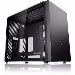 RAIJINTEK Ophion M Evo TGS, Midi Tower, PC, Noir, Transparent, micro ATX, Mini-ITX, Aluminium, Verre trempé, 8,2 cm