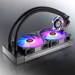 RAIJINTEK EOS 240 RBW, Refroidisseur de liquide tout-en-un, 75 cfm, Noir