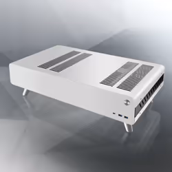 RAIJINTEK Pan Slim, Mini Tower, PC, Blanc, ITX, Aluminium, SPCC, Gaming