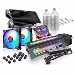 RAIJINTEK SCYLLA PRO CA240, Kit de refroidissement du liquide, 12 cm, 75 cfm, Multicolore