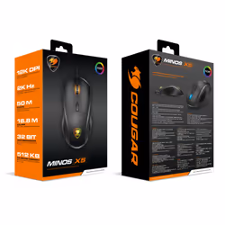 COUGAR Gaming Minos X5 souris Droitier USB Type-A Optique 12000 DPI - Vue supplémentaire 9