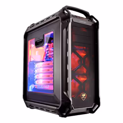 COUGAR Gaming Panzer Max, Full Tower, PC, Noir, ATX, CEB, EATX, micro ATX, Mini-ITX, Jouer, 17 cm
