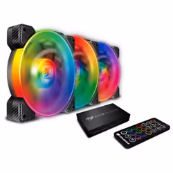 COUGAR Gaming Vortex RGB SPB 120, Ventilateur, 12 cm, 1500 tr/min, 26 dB, 43,54 cfm, 73,94 m³/h