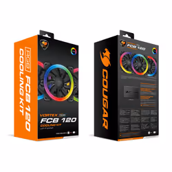 COUGAR Gaming Vortex RGB FCB 120 Boitier PC Ventilateur 12 cm Noir - Vue supplémentaire 7