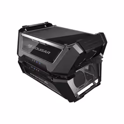 COUGAR Gaming Gemini X, Midi Tower, PC, Noir, ATX, CEB, micro ATX, Mini-ITX, Aluminium, Verre trempé, Jouer