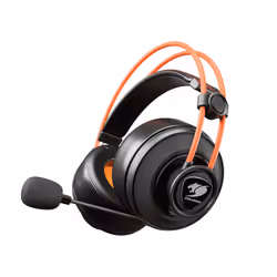COUGAR Gaming Immersa TI, Avec fil, Jouer, 20 - 20000 Hz, 380 g, Casque, Noir, Orange