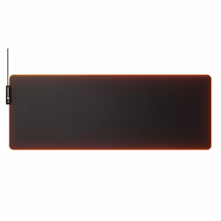 COUGAR Gaming NEON X RGB, Noir, Monochromatique, Tissu, Caoutchouc, différent, Base antidérapante, Tapis de souris de jeu
