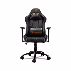 COUGAR Gaming ARMOR PRO, Siège de jeu sur PC, 120 kg, Siège rembourré, Dossier rembourré, Noir, Acier