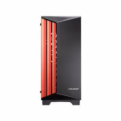 COUGAR Gaming DarkBlader-S, Full Tower, PC, Noir, Orange, ATX, CEB, EATX, micro ATX, Mini-ITX, Aluminium, Métal, Verre trempé ...