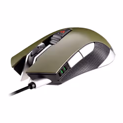 COUGAR Gaming 530M, Droitier, Optique, USB Type-A, 5000 DPI, Vert