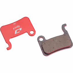 Jagwire DCA027, Plaquette de frein de vélo, Gris, Rouge