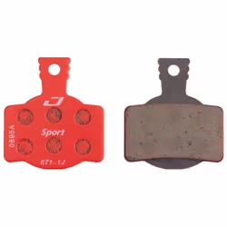 Jagwire DCA087, Plaquette de frein de vélo, Gris, Rouge