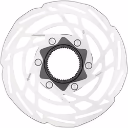 Jagwire DCR052, Plateau de vélo, Argent