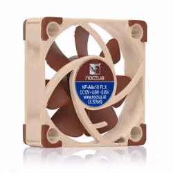 Noctua NF-A4X10-FLX système de refroidissement d’ordinateur Boitier PC Ventilateur 4 cm Beige, Marron 1 pièce(s)