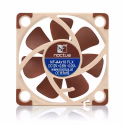 Noctua NF-A4X10-FLX système de refroidissement d'ordinateur Boitier PC Ventilateur 4 cm Beige, Marron 1 pièce(s) - Vue supplémentaire 4