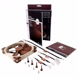 Noctua NOC-NF-A14-FLX Boitier PC Ventilateur 14 cm Beige, Marron - Vue supplémentaire 4