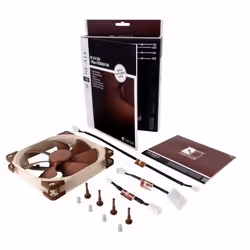 Noctua NOC-NF-A14-ULN Boitier PC Ventilateur 14 cm Beige, Marron 1 pièce(s) - Vue supplémentaire 4