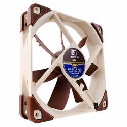 Noctua NF-S12A FLX Boitier PC Ventilateur 12 cm Beige, Marron