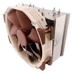 Noctua NH-U14S système de refroidissement d’ordinateur Processeur Refroidisseur 12 cm Marron, Acier inoxydable