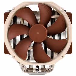 Noctua NH-U14S système de refroidissement d’ordinateur Processeur Refroidisseur 12 cm Marron, Acier inoxydable