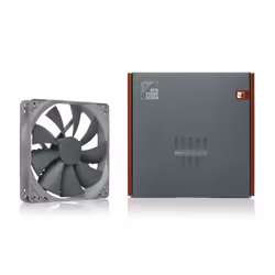 Noctua NF-P14S REDUX-1200 PWM système de refroidissement d'ordinateur Boitier PC Ventilateur 14 cm Gris - Vue supplémentaire 4