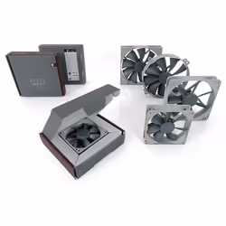 Noctua NF-S12B Redux 1200 PWM Boitier PC Ventilateur 12 cm - Vue supplémentaire 5