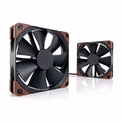 Noctua NF-F12 IndustrialIPPC-2000 Boitier PC Ventilateur 12 cm Noir, Marron