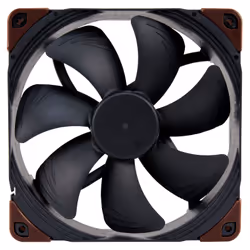Noctua NF-A14 INDUSTRIALPPC-2000 IP67 PWM Boitier PC Ventilateur 14 cm Noir, Marron