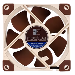 Noctua NF-A8 PWM système de refroidissement d'ordinateur Boitier PC Ventilateur 8 cm Beige, Marron - Vue supplémentaire 4