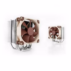 Noctua NH-U9S système de refroidissement d'ordinateur Processeur Refroidisseur 9,2 cm Marron, Métallique - Vue supplémentaire 5