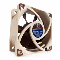 Noctua NF-A6x25 PWM Boitier PC Ventilateur 6 cm Beige, Marron