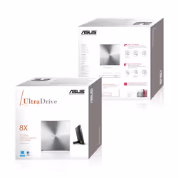 ASUS SDRW-08U5S-U lecteur de disques optiques DVD Super Multi DL Métallique