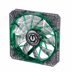 BitFenix Spectre Pro LED Green 140mm, Ventilateur, 14 cm, 1200 tr/min, 22,8 dB, 86,73 cfm, Vert, Transparent