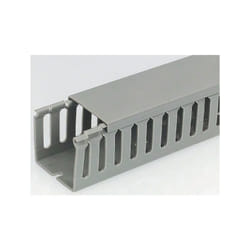 Rs Pro - Goulotte de 40 mm x 40mm x 1m, Etroit, en pvc Gris ( Prix pour Paquet de 4 )