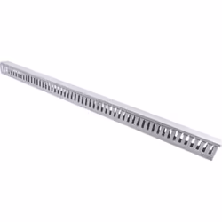 Largeur = 40 mm Profondeur = 60mm Goulotte/Type de chaîne = Support de câble pour armoire Couleur = Gris Matériau = PVC Longu ...