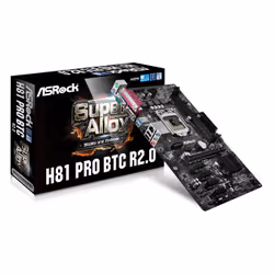 Asrock H81 PRO BTC R2.0 carte mère Intel® H81 LGA 1150 (Emplacement H3) ATX