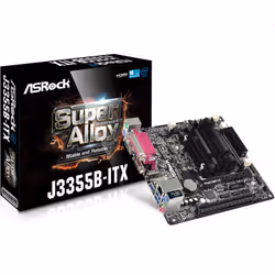 Asrock J3355B-ITX, Intel, Intel® Celeron®, J3355, DDR3-SDRAM, DDR3L-SDRAM, 16 Go, SO-DIMM