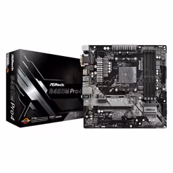 Asrock B450M Pro4 AMD B450 Emplacement AM4 micro ATX
