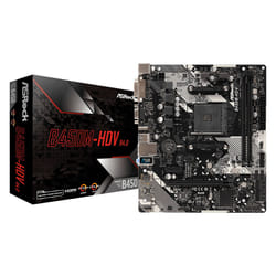 Asrock B450M-HDV R4.0 AMD B450 Emplacement AM4 micro ATX