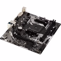 Asrock B450M-HDV R4.0 AMD B450 Emplacement AM4 micro ATX