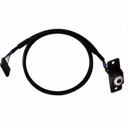 Asrock Rear Audio Cable, 3,5mm, Femelle, Mâle, Noir