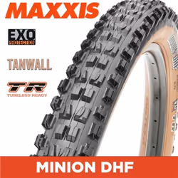 Pneu souple sans chambre à air Maxxis Minion DHF Exo tanwall