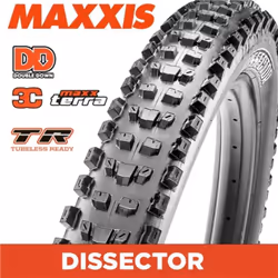 Pneu de vélo tr souple Maxxis Dissector 3C Terra / Tubeless Ready / Double Down