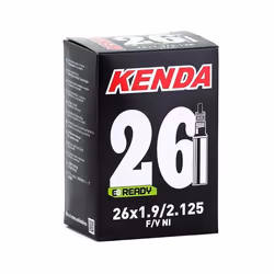 Caméra vélo KENDA 26 1.9-2.125 Presta 32mm Unisex-Adult Noir