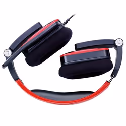 Tt eSPORTS Shock Casque Avec fil Arceau Jouer Noir, Rouge