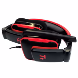 Tt eSPORTS Shock Casque Avec fil Arceau Jouer Noir, Rouge