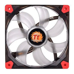 Thermaltake Luna 12 LED Blue Boitier PC Ventilateur 12 cm Noir, Translucide